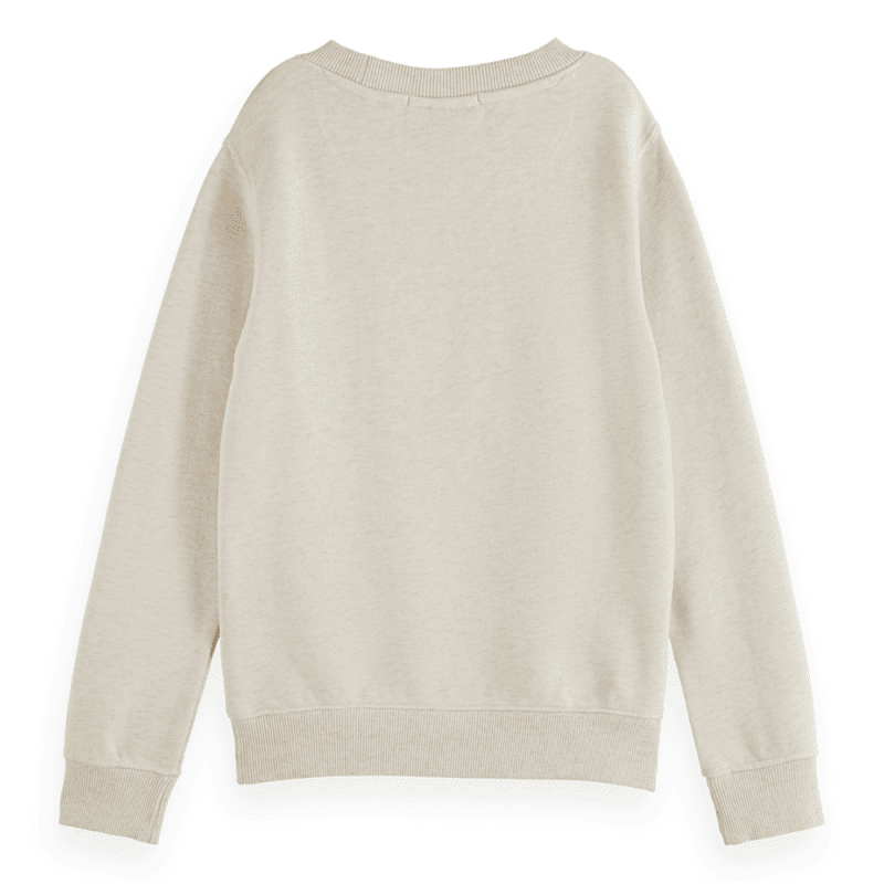  Regular-fit crewneck with chest artwork - Scotch & Soda Kids