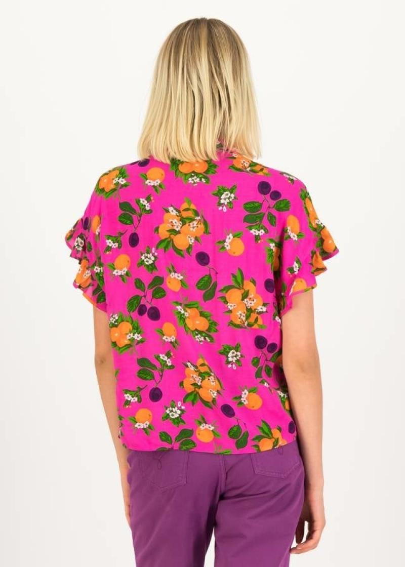 Cubistic Romance Shortsleeve Blouse - Blutsgeschwister