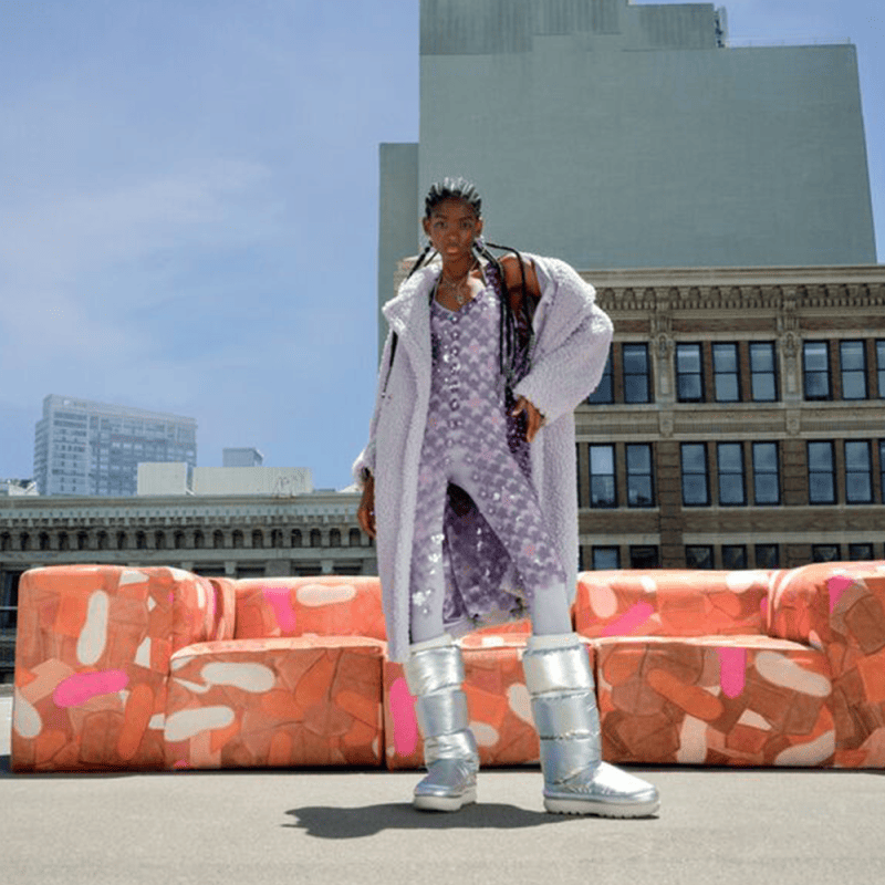 Gertrude Long Teddy Coat - UGG