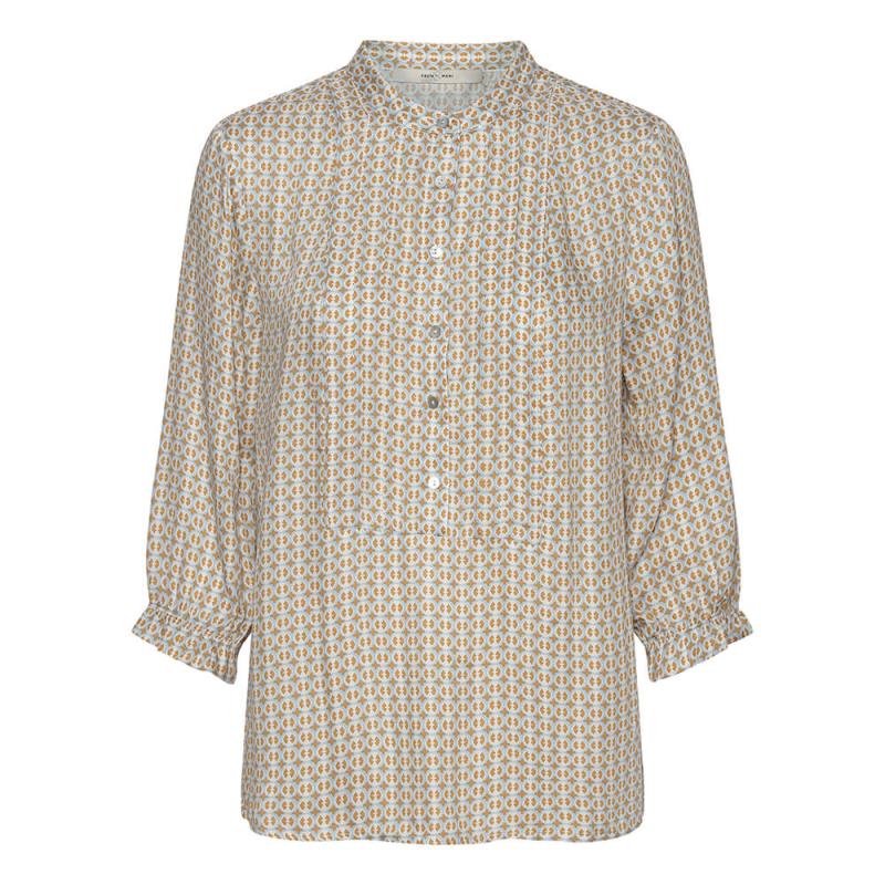 Frida Blouse Circle Blue - Costa Mani