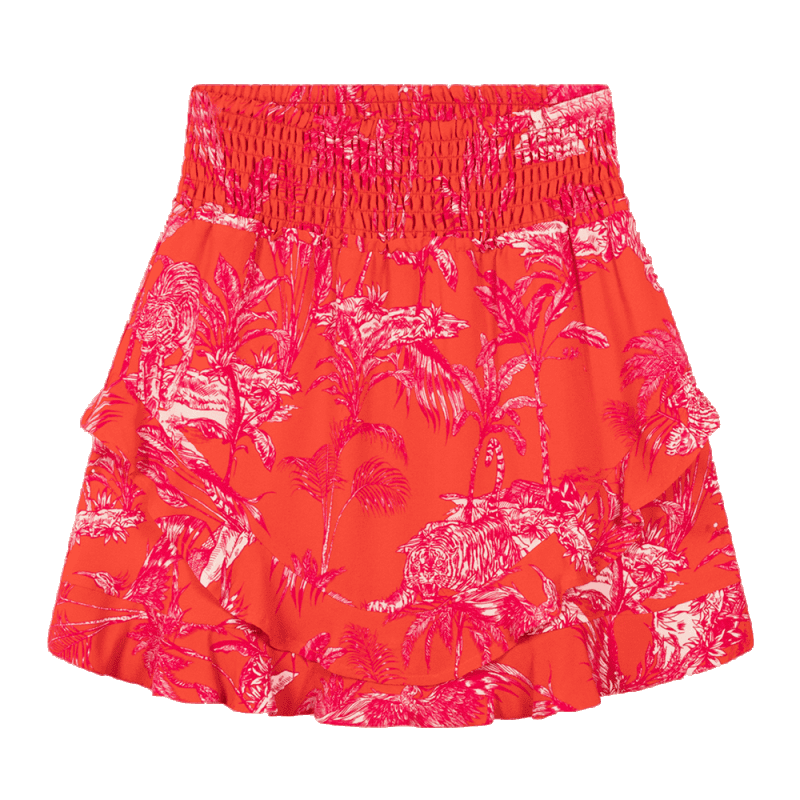 Ladies Woven Tropical Mini Skirt - Alix The Label