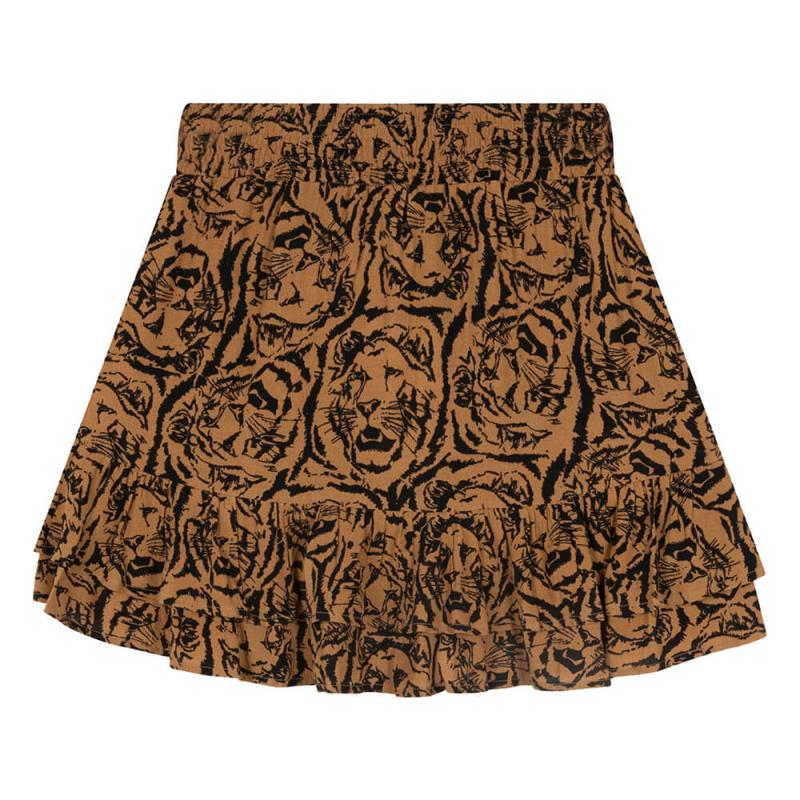 Woven Tiger Head Skirt - Alix The Label