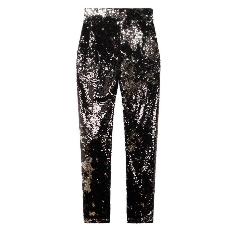 Ladies Knitted Sequin Pants - Alix The Label
