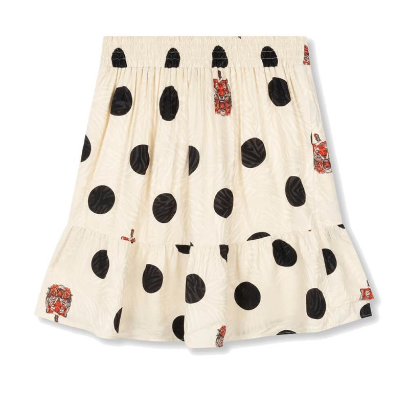 Ladies Woven Dot Tiger Jacquard Skirt - Alix The Label