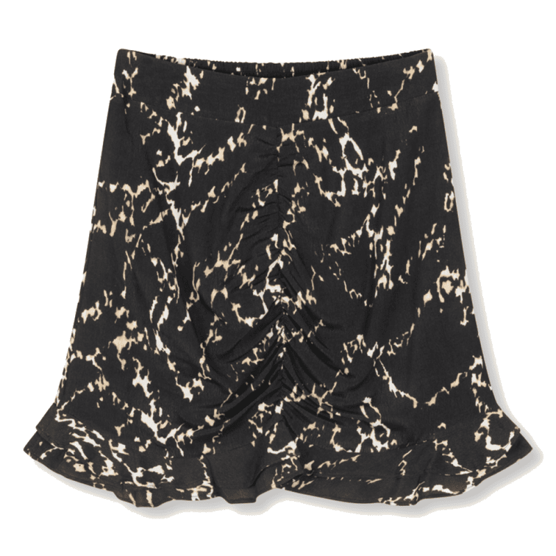 Ladies Woven Animal Lines Mini Skirt - Alix The Label