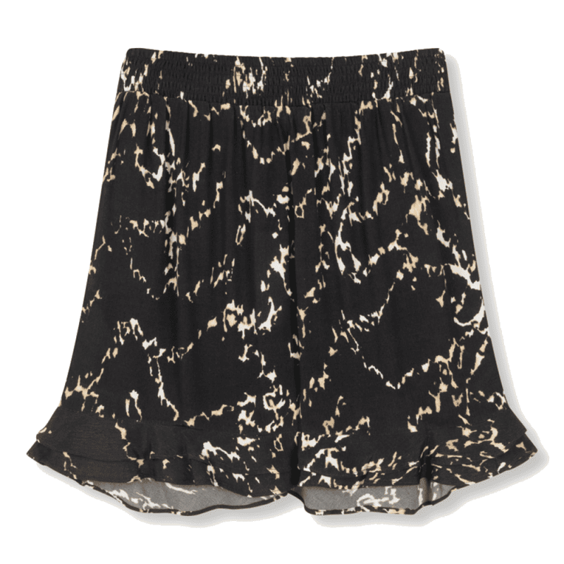 Ladies Woven Animal Lines Mini Skirt - Alix The Label