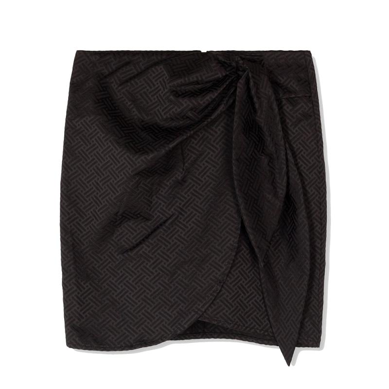 Ladies Woven Jacquard Mini Skirt - Alix The Label