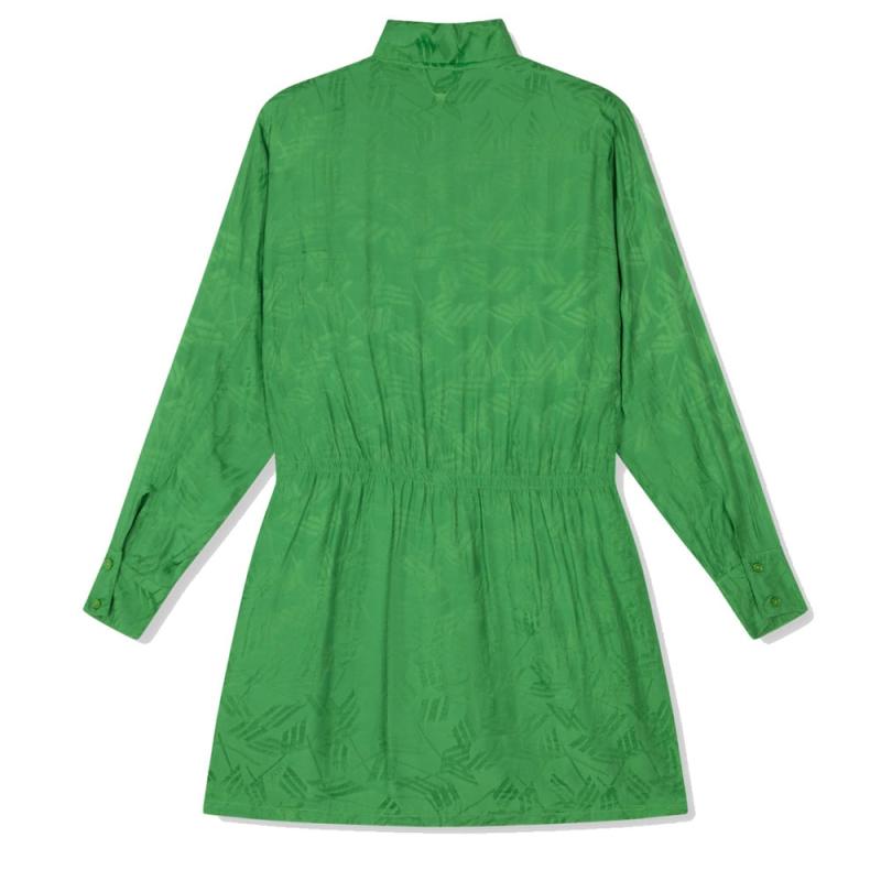 Ladies Woven Jacquard Blouse Dress - Alix The Label