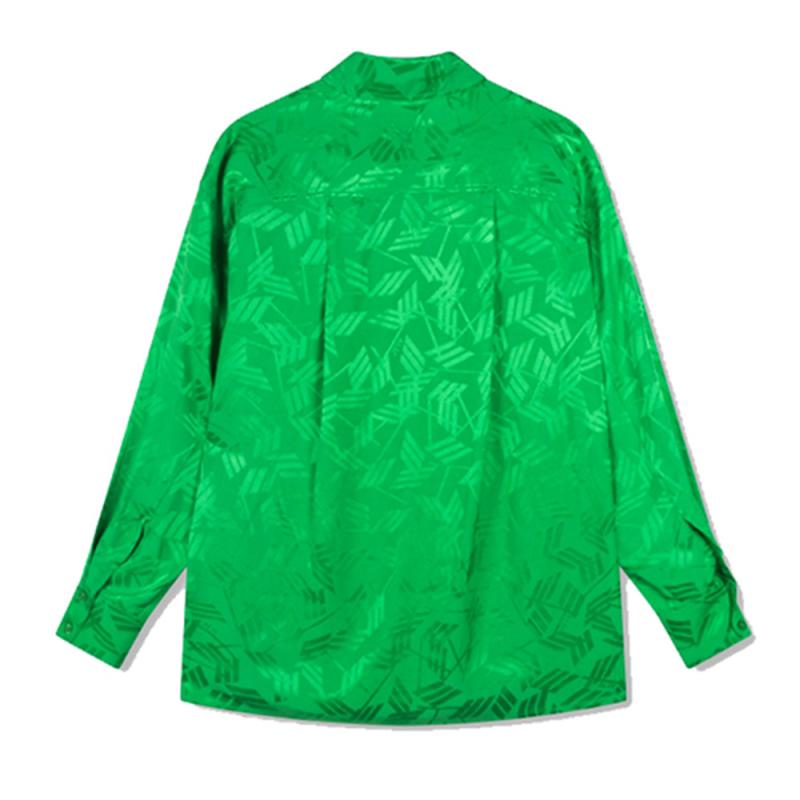 Ladies Woven Oversized Jacquard Blouse - Alix The Label