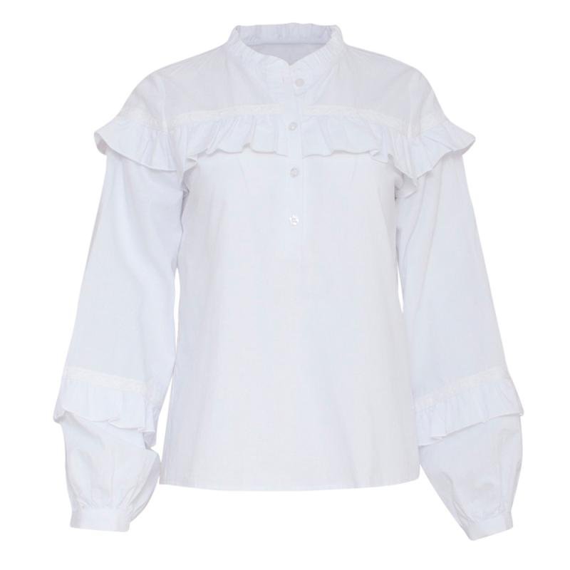 Blouse Met Ruffles 23058 - Smashed Lemon