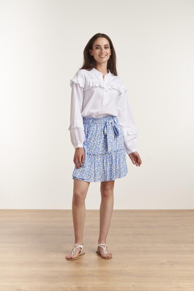 Blouse Met Ruffles 23058 - Smashed Lemon