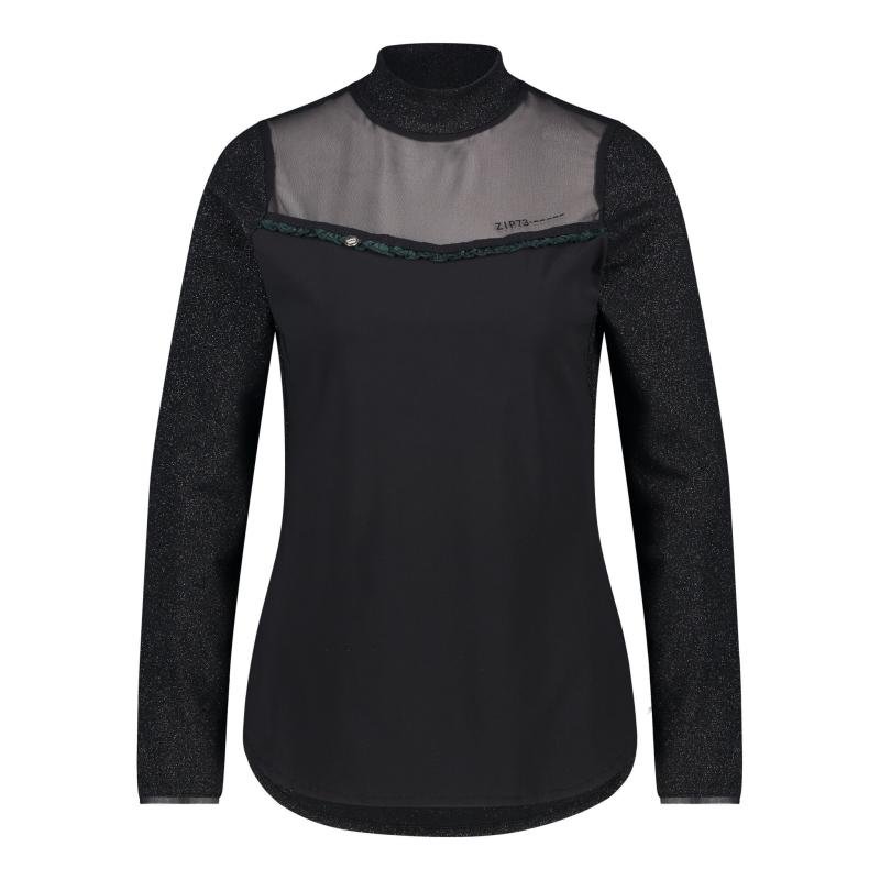 Top Ruffle Mesh - ZIP73