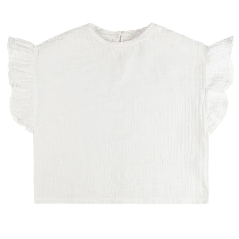 Kids Woven Embroidery Top - Alix Mini