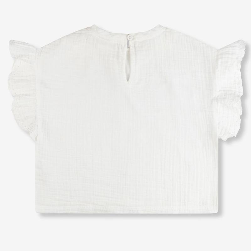 Kids Woven Embroidery Top - Alix Mini