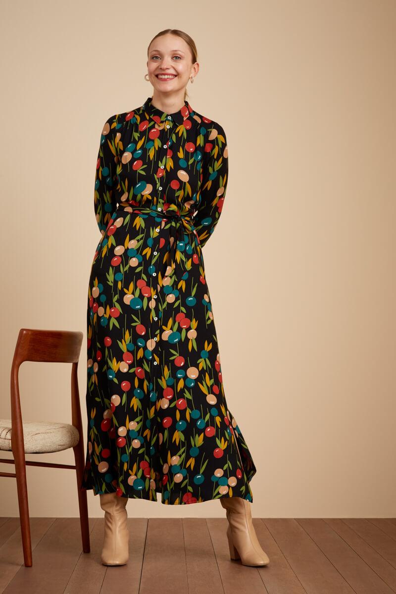 Olive Dress Maxi Rosy Lee - King Louie