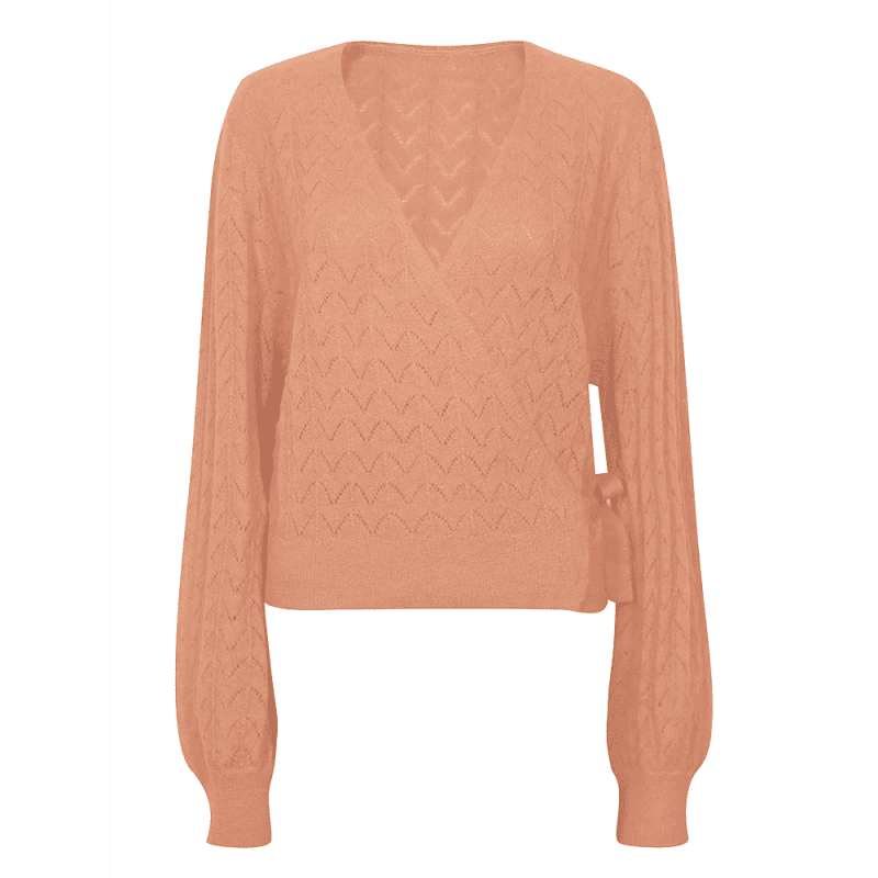 Dallas Partly Recycle Wrap Cardigan - Rosemunde