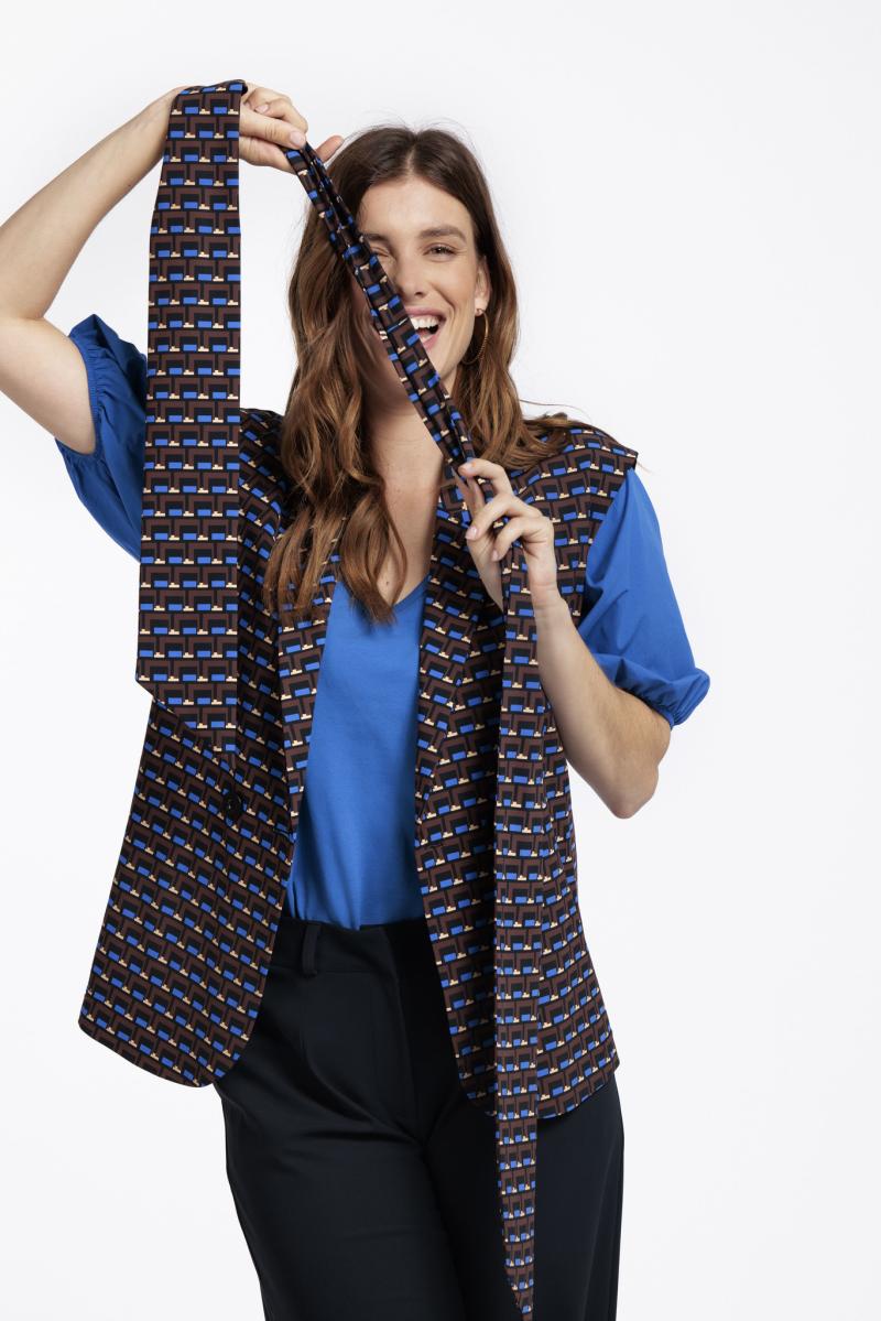 Elisa Square Blouse Gilet - Studio Anneloes