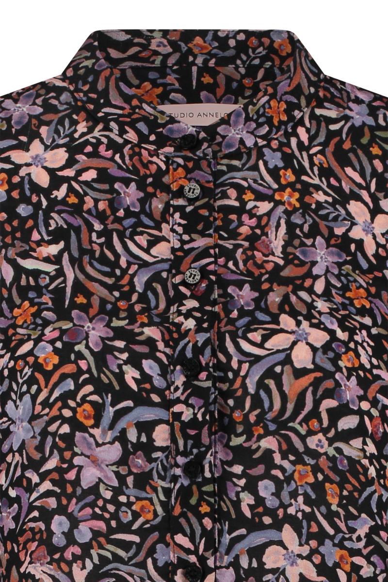 Ted Longsleeve Crepe Blouse - Studio Anneloes