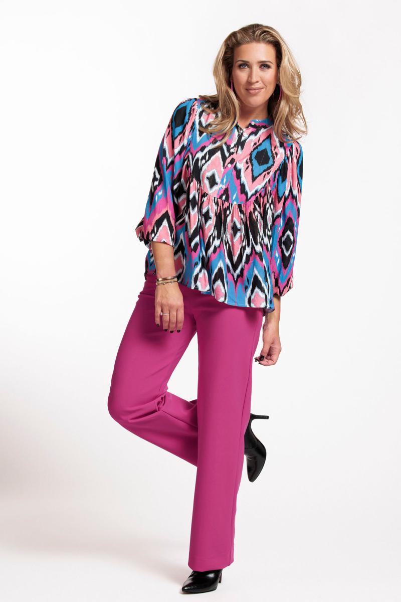 Flori Paint Blouse - Studio Anneloes
