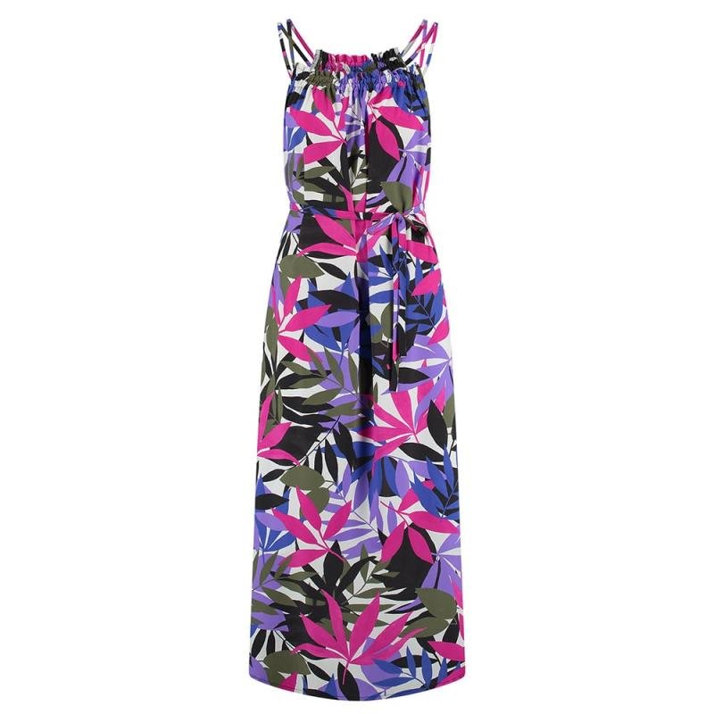 Louren Graphic Leaf Dress - Studio Anneloes
