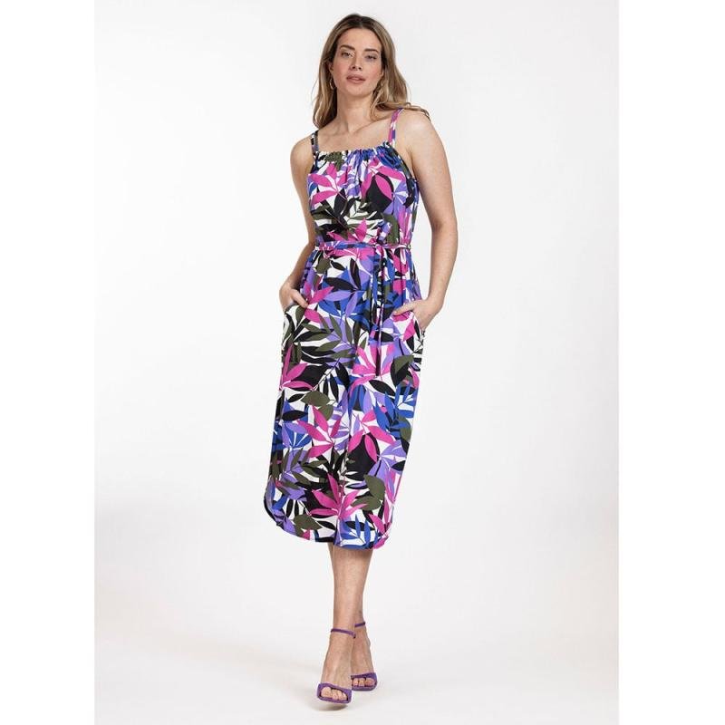 Louren Graphic Leaf Dress - Studio Anneloes
