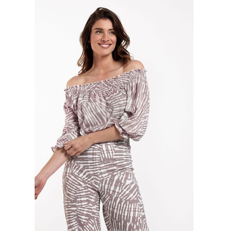 Alicia Voile Smoq Top - Studio Anneloes