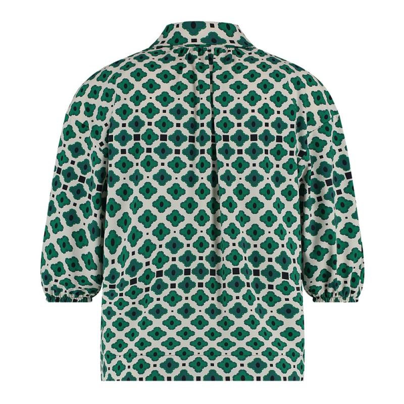 Skyler Graphic Flowers Blouse - Studio Anneloes