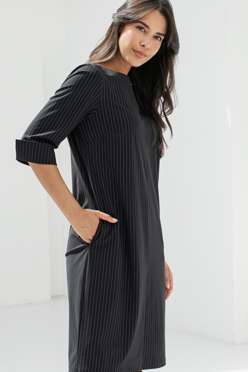 Caro Pinstripe Dress 94750 - Studio Anneloes