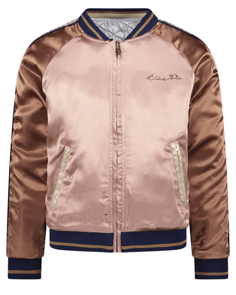 Flo girls satin bomber reversible - Like Flo