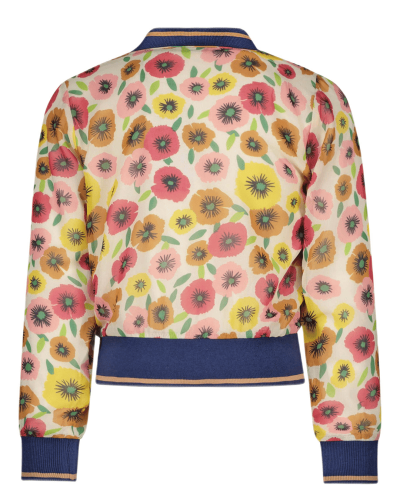 Flo girls chiffon flower baseball jacket - Like Flo