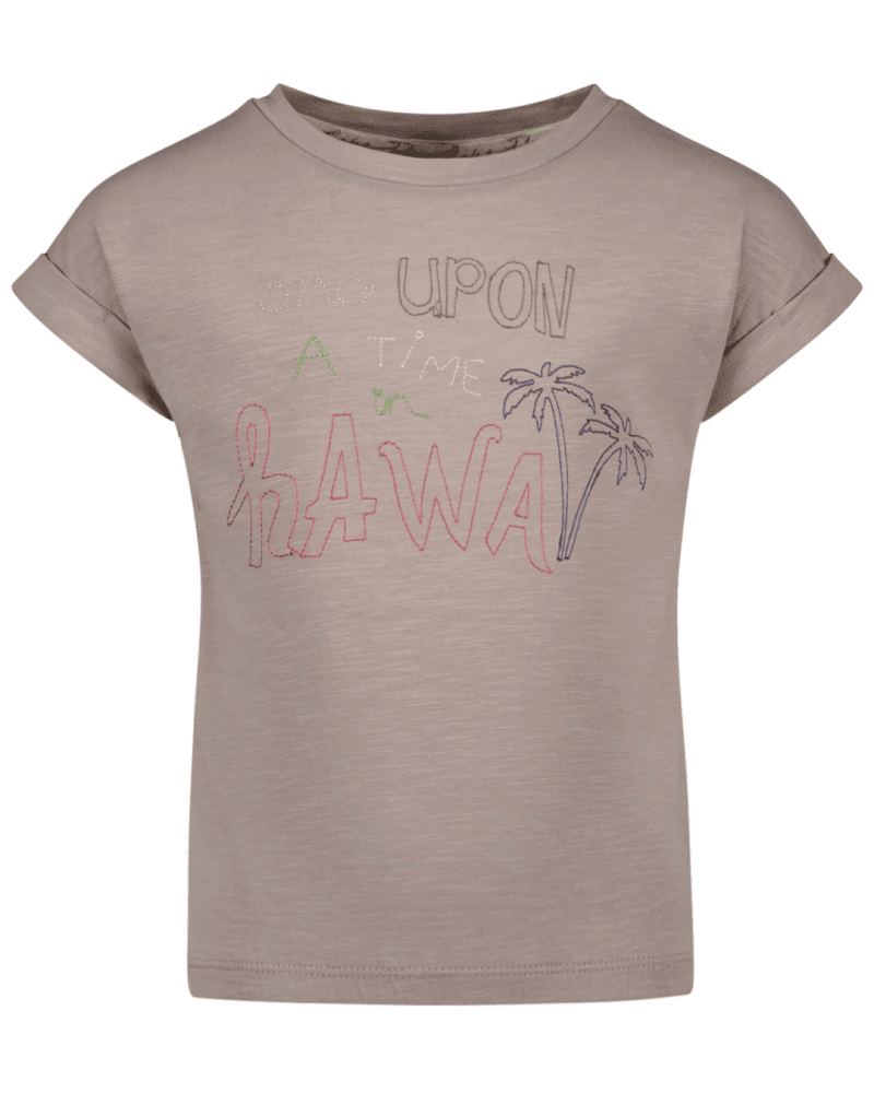 Flo girls slub jersey tee elastic hem - Like Flo