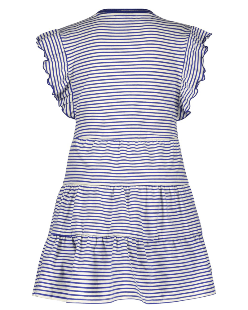 Flo girls stripe jersey ruffle dress - Like Flo