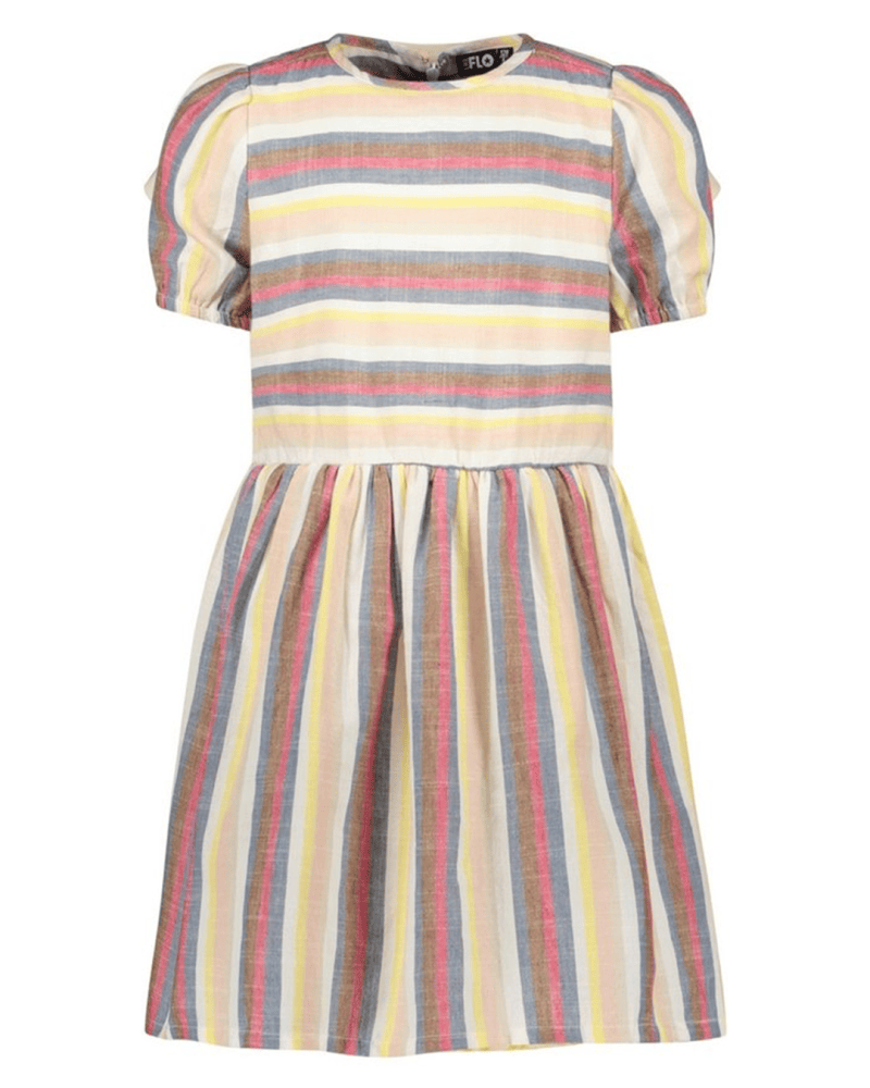 Flo girls YD linnen ss dress - Like Flo