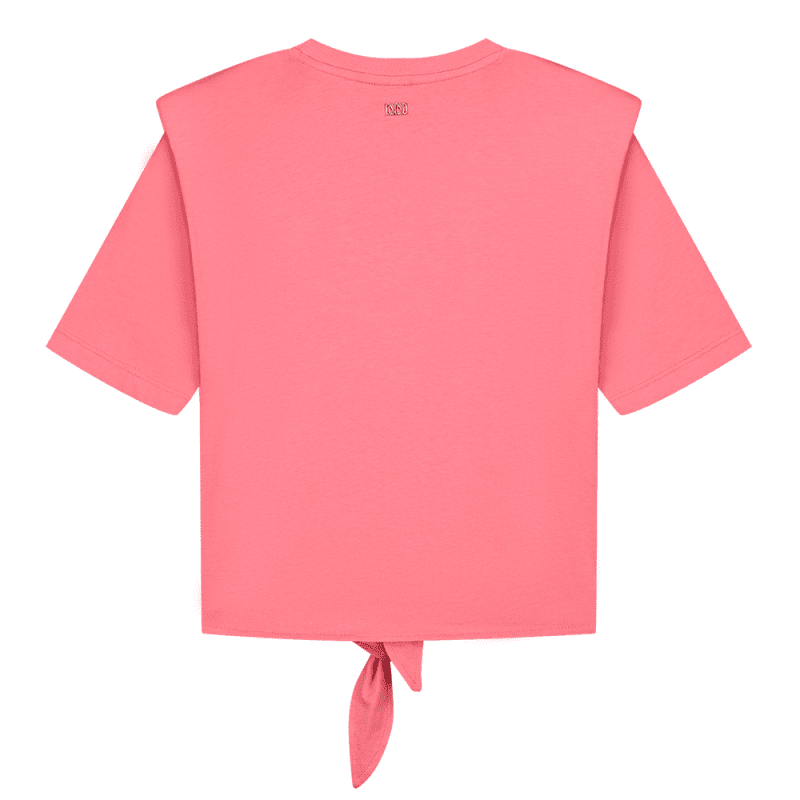 Padded Shoulder T-Shirt - NIK&NIK