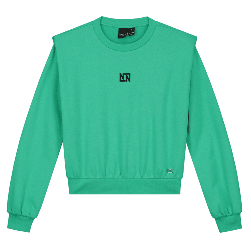 Padded Shoulder Sweater - NIK&NIK