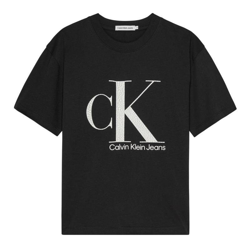 Marble Monogram Shortsleeve T-Shirt - Calvin Klein Kids
