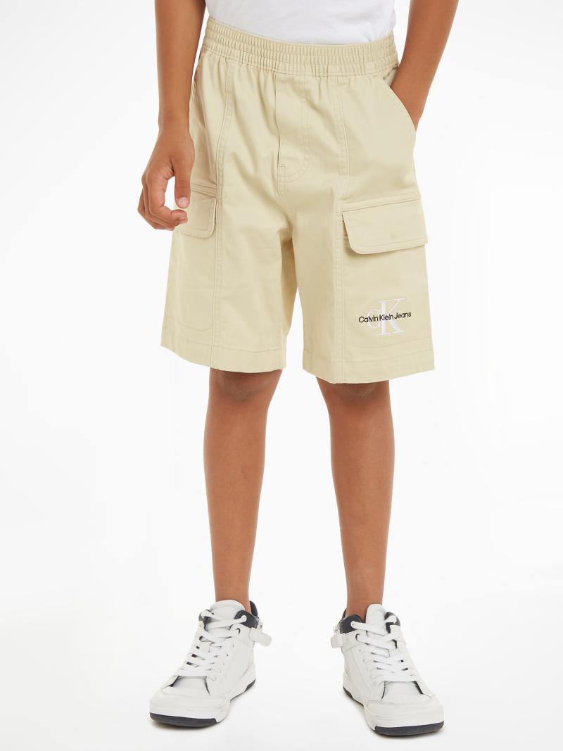 SATEEN CARGO SHORTS - Calvin Klein Kids