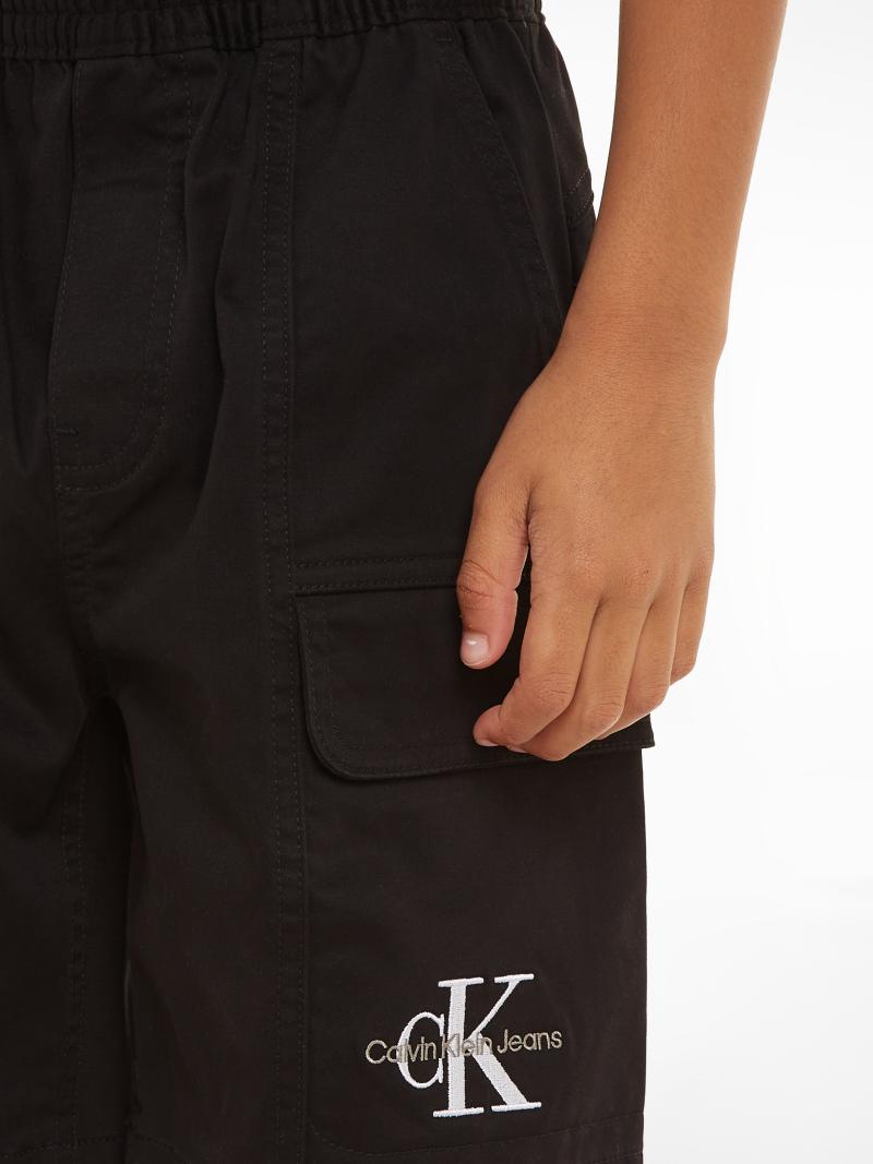 SATEEN CARGO SHORTS - Calvin Klein Kids