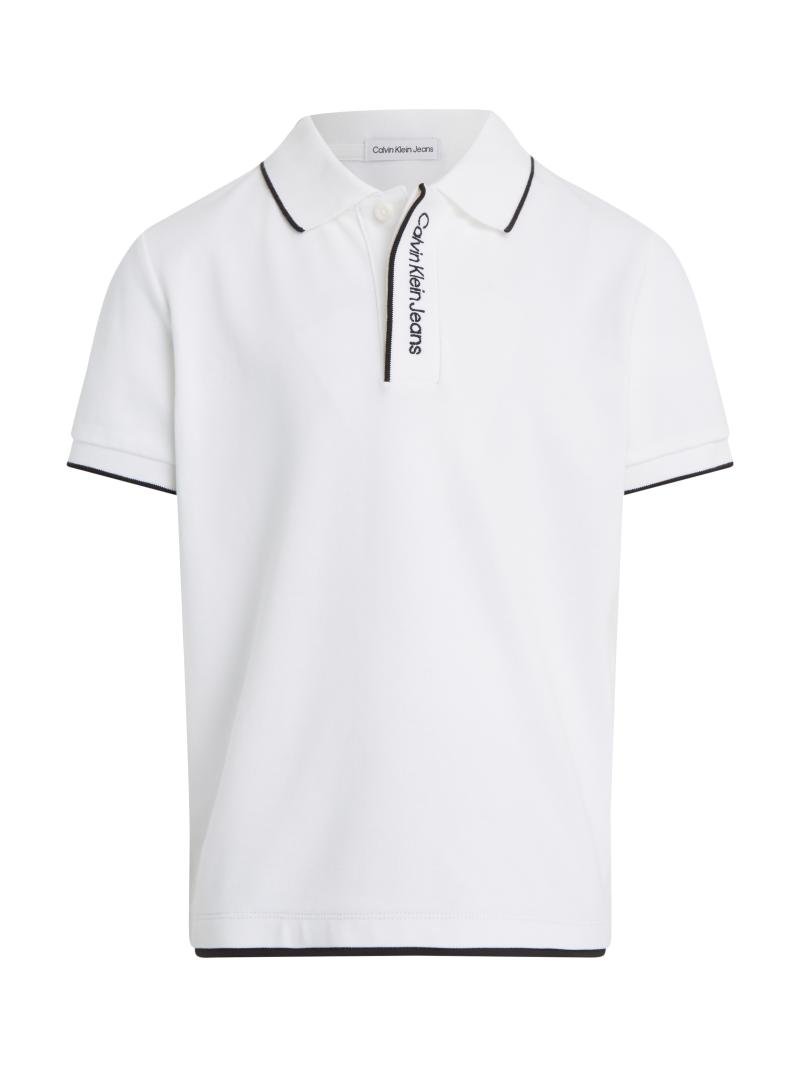 INTARSIA LOGO PIQUE S/S - Calvin Klein Kids