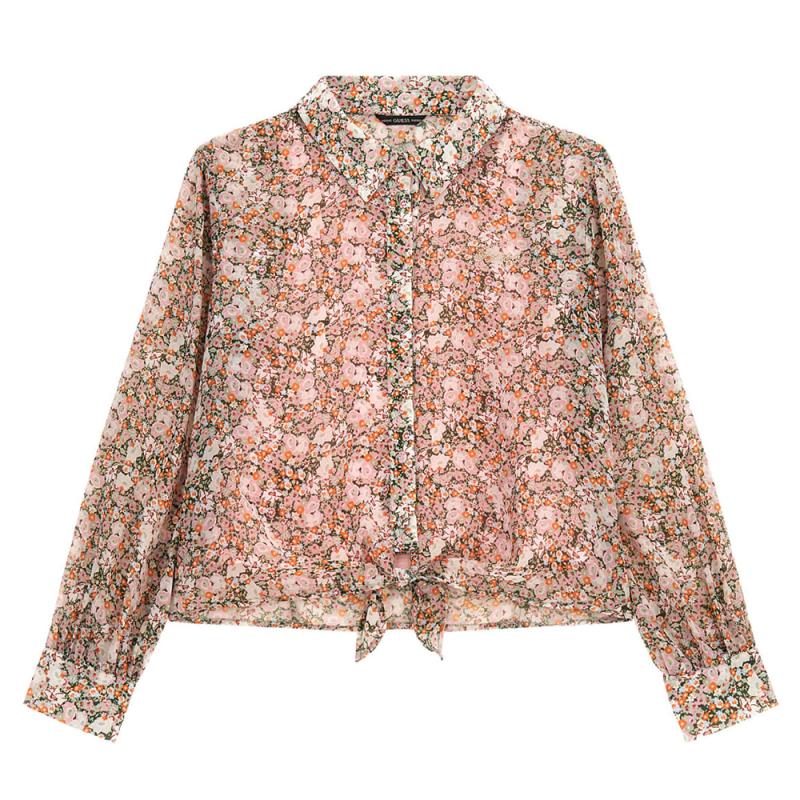 Longsleeve Bow Shirt - GUESS KIDS