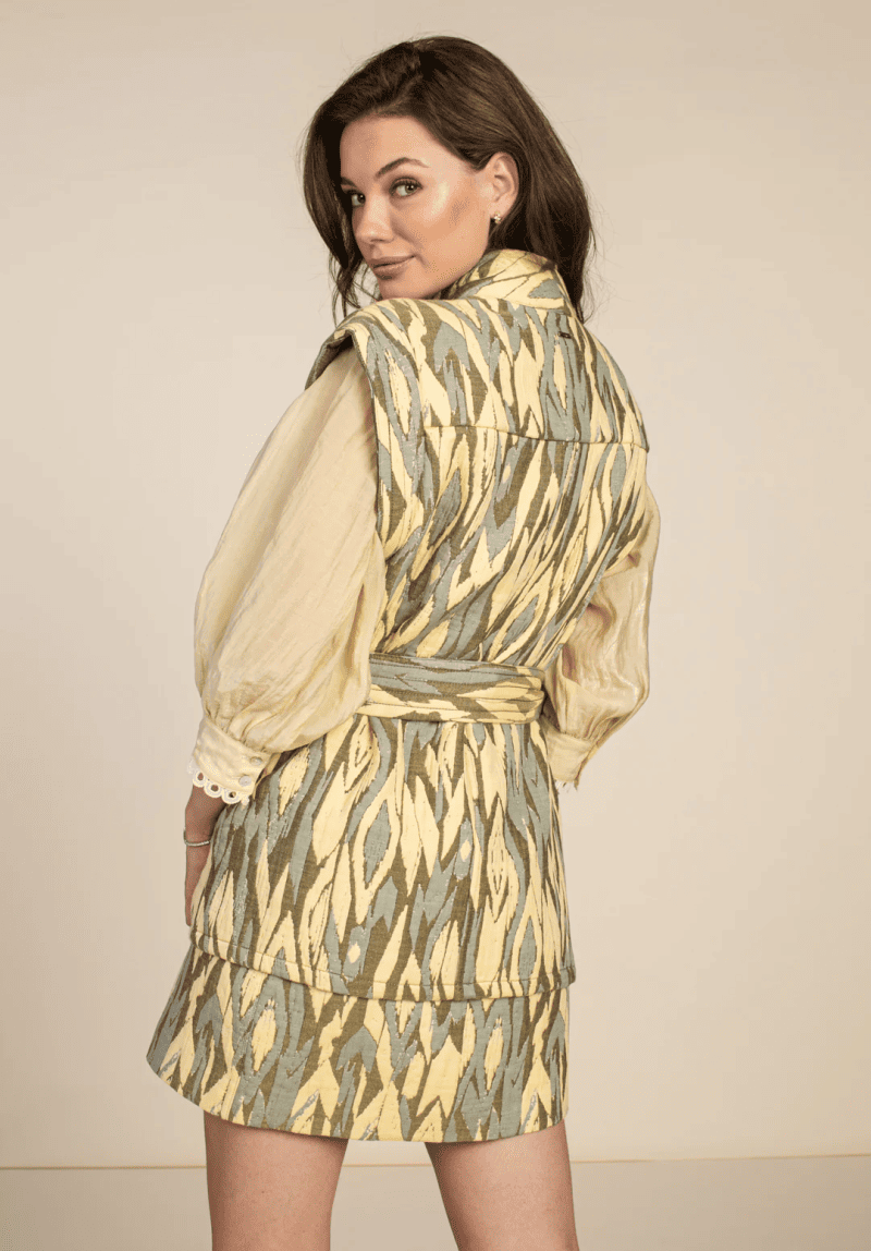 Melissa Ikat Pes Gilet - Aaiko