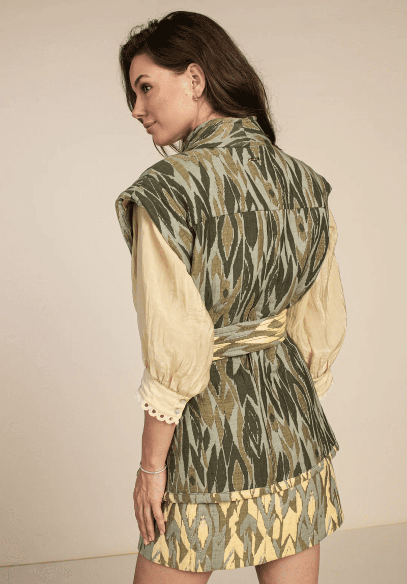 Melissa Ikat Pes Gilet - Aaiko