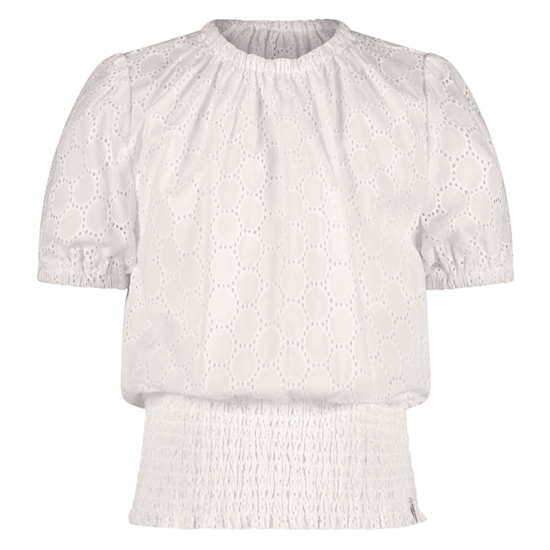 Tomma embroidery anglaise blouse half sleeve - NoNo