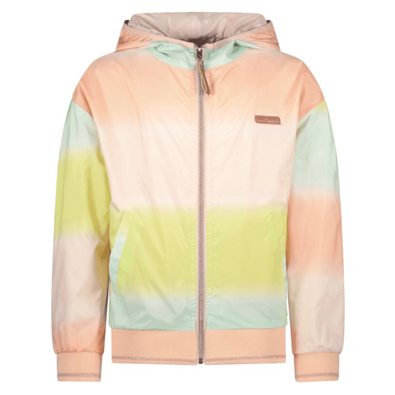 Recycled polyester Beau hooded bomber jacket dropped shoulders - NoNo