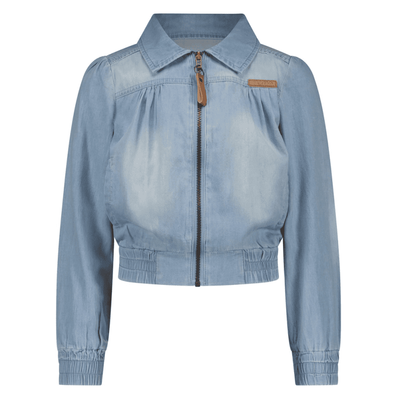 Donna light weight denim zip up jacket - NoNo