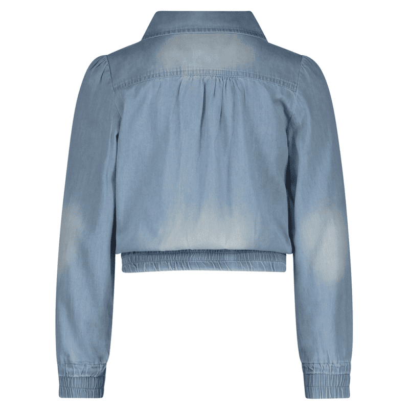 Donna light weight denim zip up jacket - NoNo