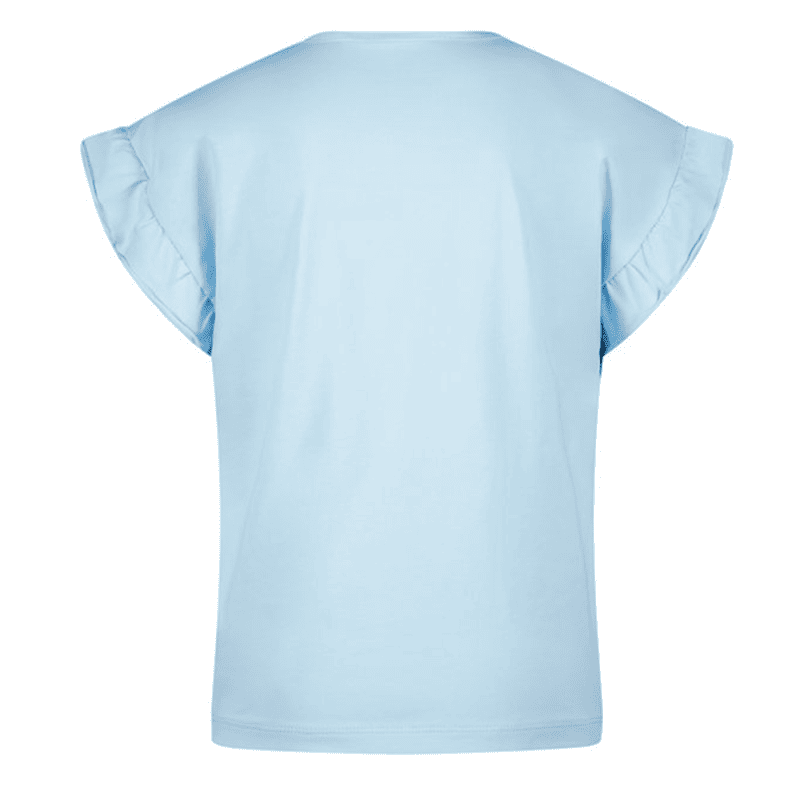 Kanou tshirt short ruffled sleeve with Follow print - NoNo