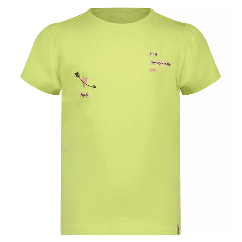 Kantal tshirt s/sl with text message - NoNo