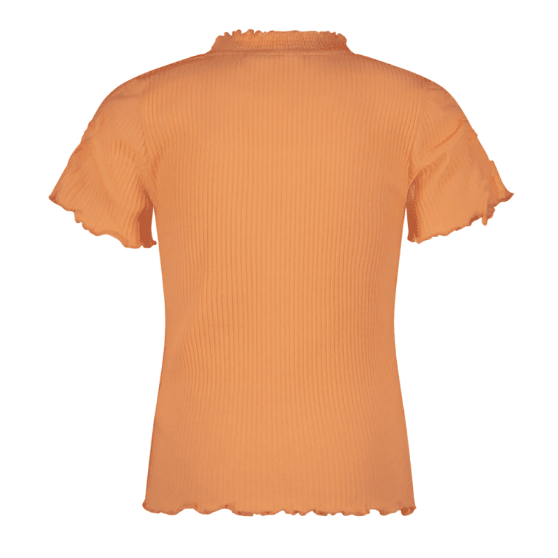 Kaby rib jersey tshirt half sleeve with string detail at sleeve - NoNo