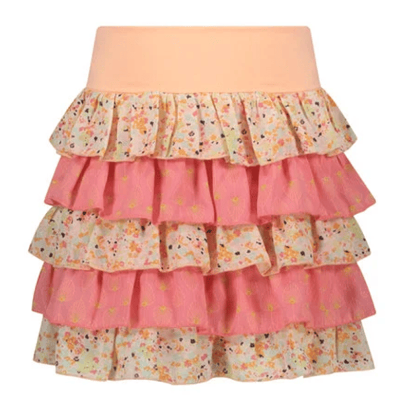 Nuno multi layered short skirt with jersey waistband - NoNo